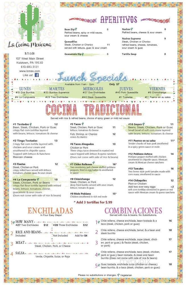 La Cocina Mexicana II - Kutztown, PA