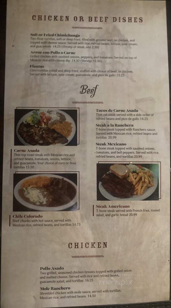 La Playa Cancun Mexican Restaurant - Danville, PA menu_pic