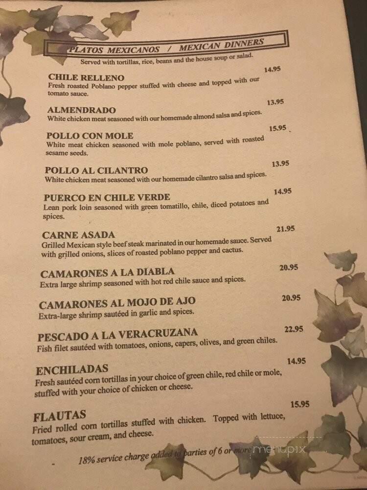 Latino's Restaurant Bar - Erie, PA menu_pic