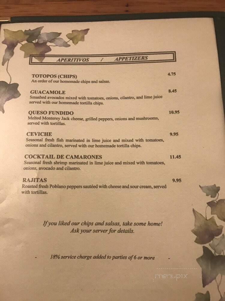 Latino's Restaurant Bar - Erie, PA menu_pic