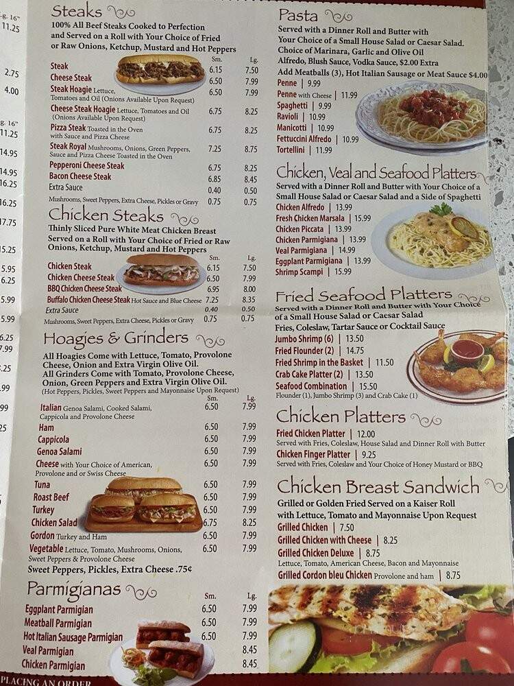 Libery Square Pizza & Restaurant - Phoenixville, PA menu_pic
