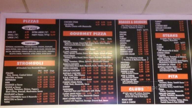 Lima Pizzeria - Springfield, PA menu_pic
