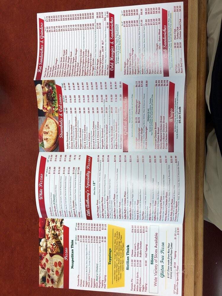 Little Anthony's Pizza & Grill - Coatesville, PA menu_pic