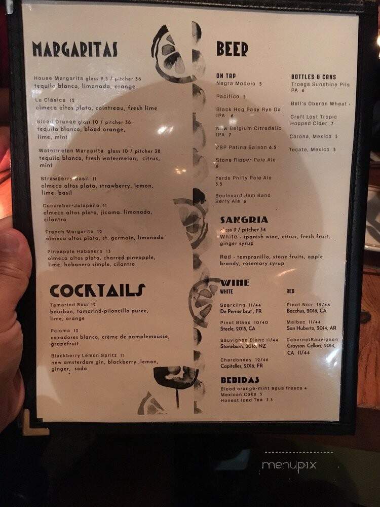 Lolita Restaurant - Philadelphia, PA menu_pic