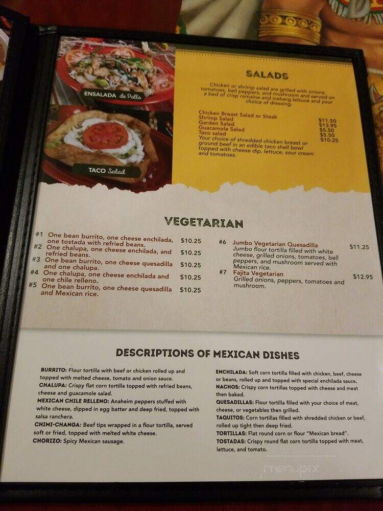 Los Aztecas - Pottstown, PA menu_pic