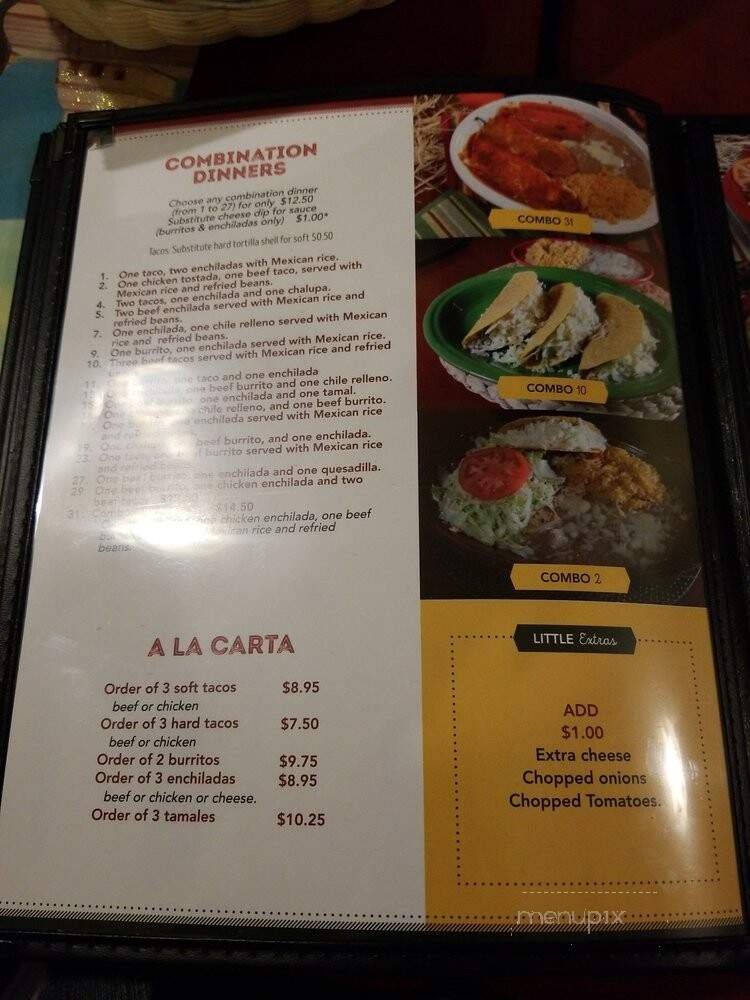 Los Aztecas - Pottstown, PA menu_pic