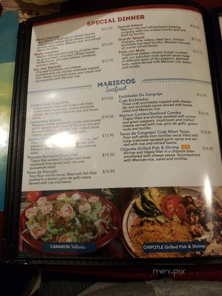 Los Aztecas - Pottstown, PA menu_pic