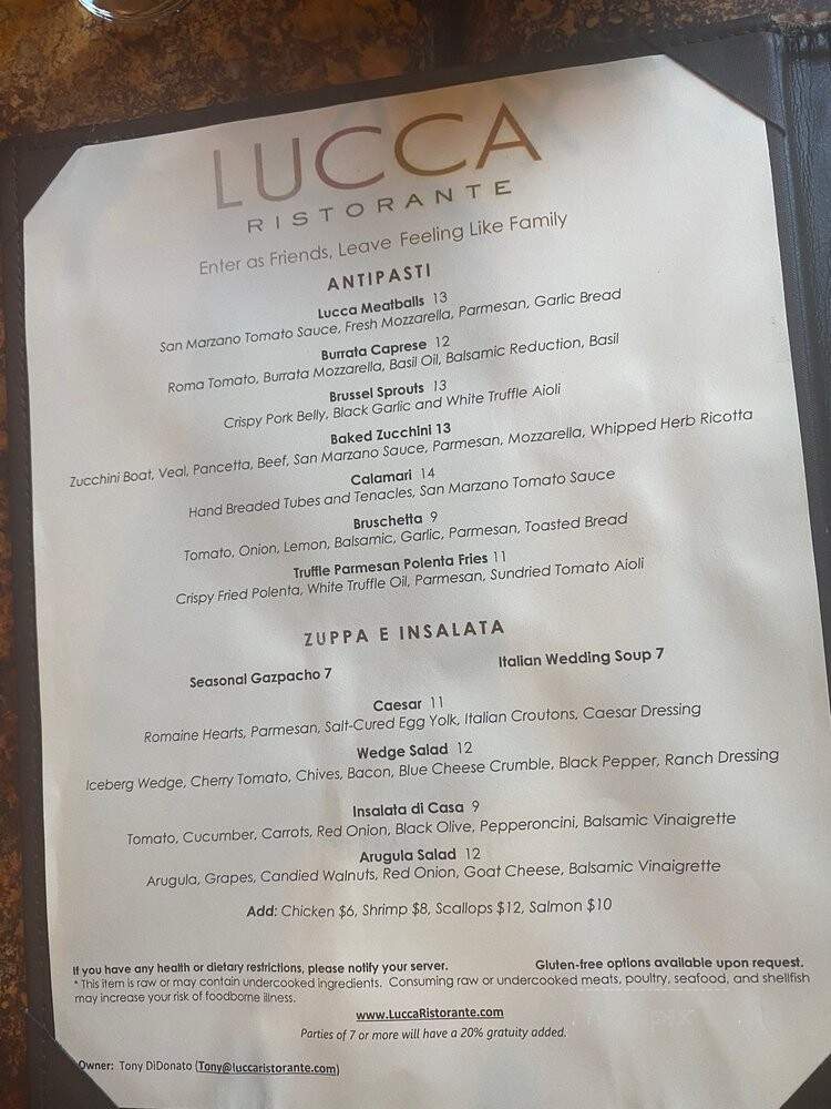 Lucca - Pittsburgh, PA