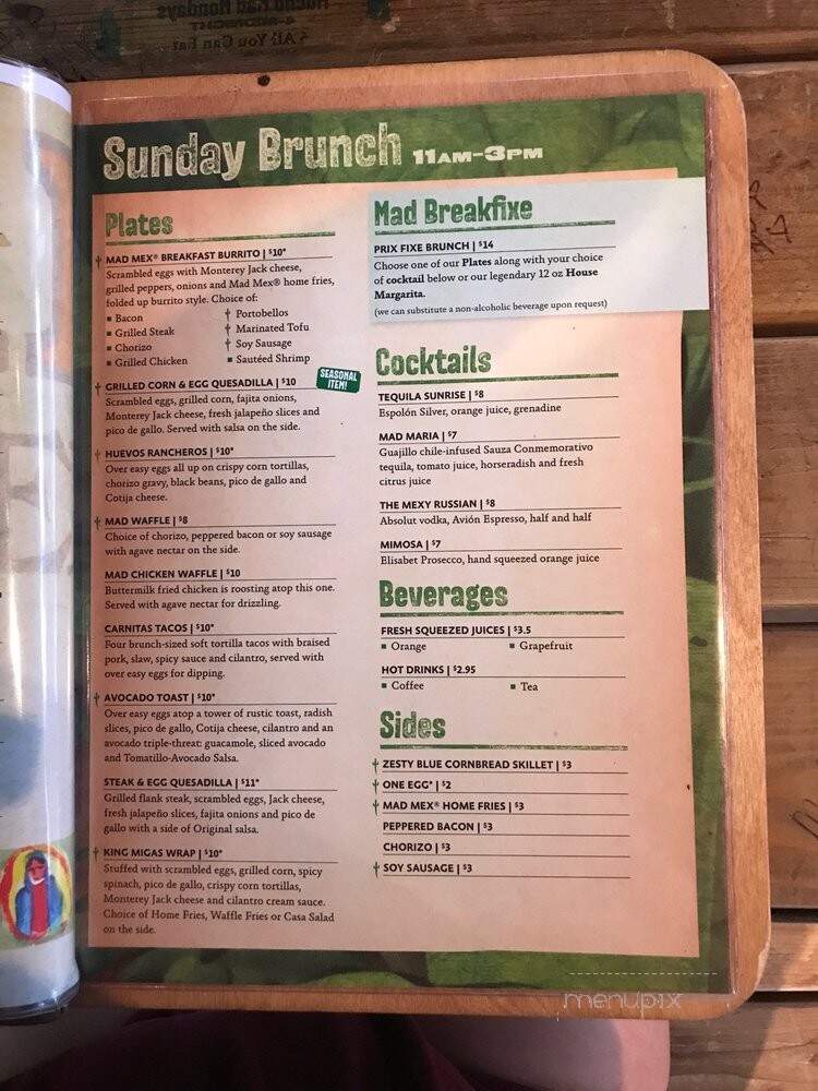 Mad Mex - State College, PA menu_pic
