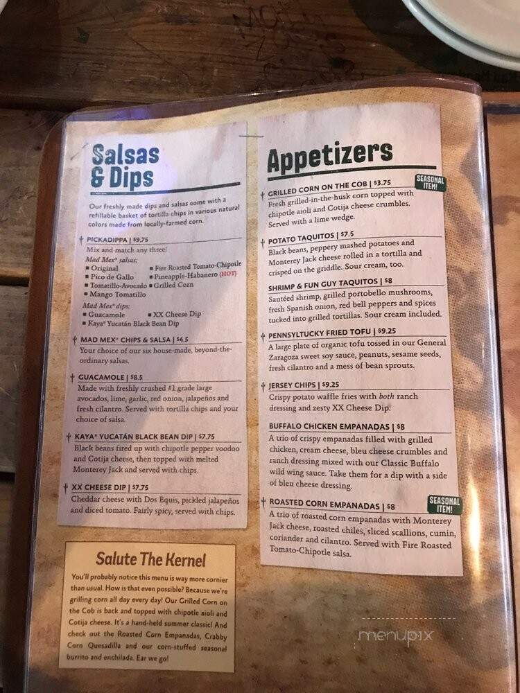 Mad Mex - State College, PA menu_pic