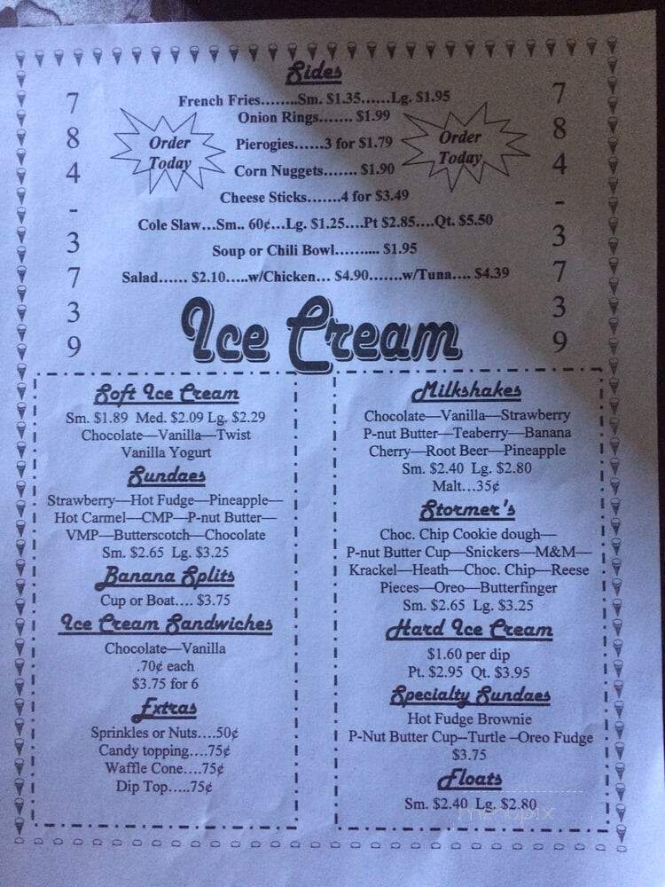 May's Drive In - Bloomsburg, PA menu_pic