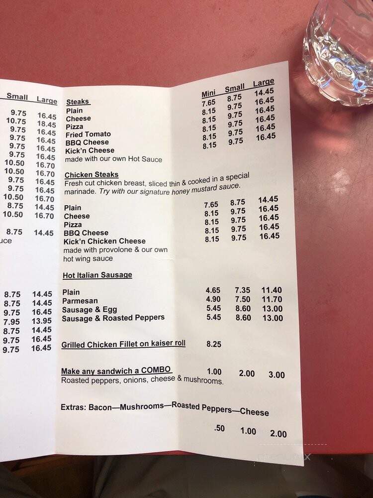 Michael's Sandwich Shop - Woodlyn, PA menu_pic