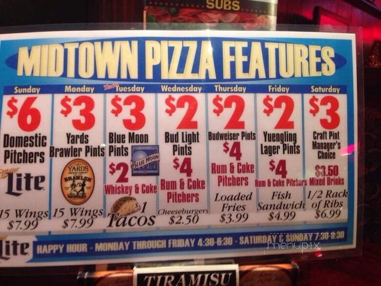Mid-Town Pizza - Middletown, PA menu_pic