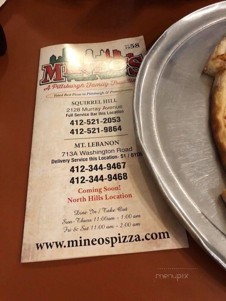 Mineo's Pizza House - Pittsburgh, PA