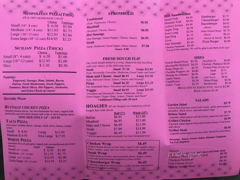 Mingo Twist & Shake - Eighty Four, PA menu_pic