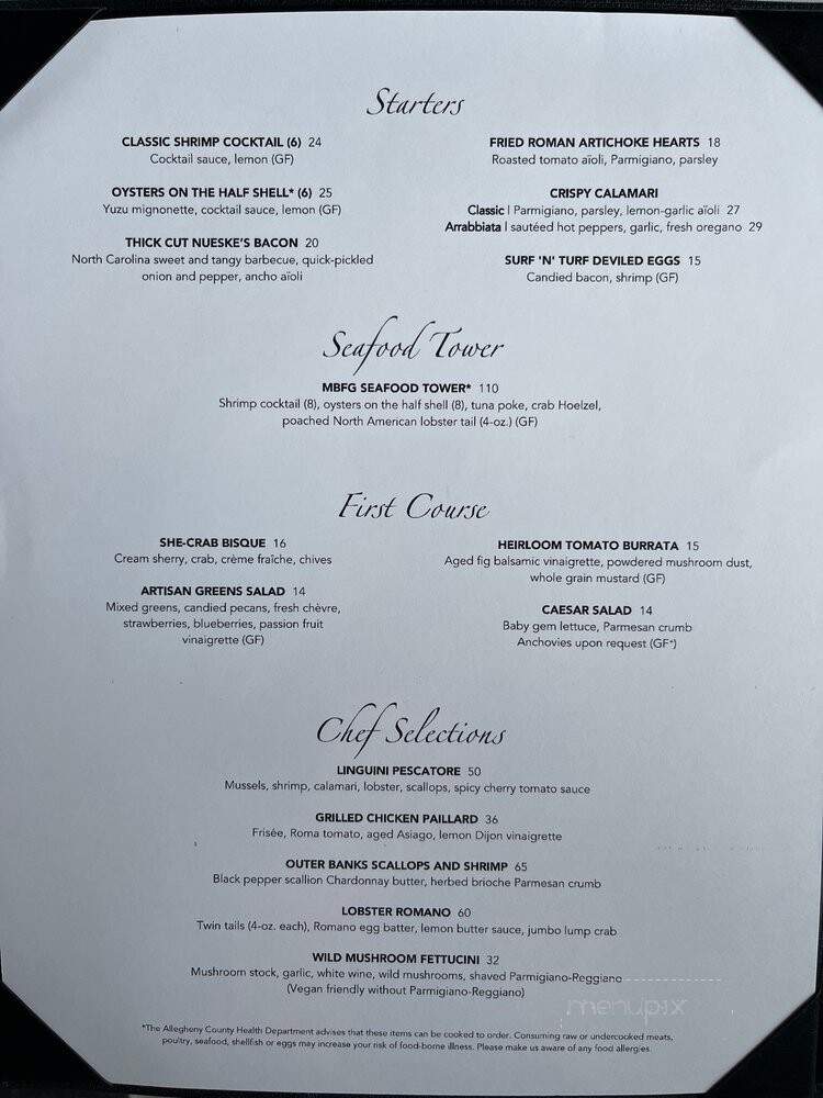 Monterey Bay Fish Grotto - Pittsburgh, PA menu_pic