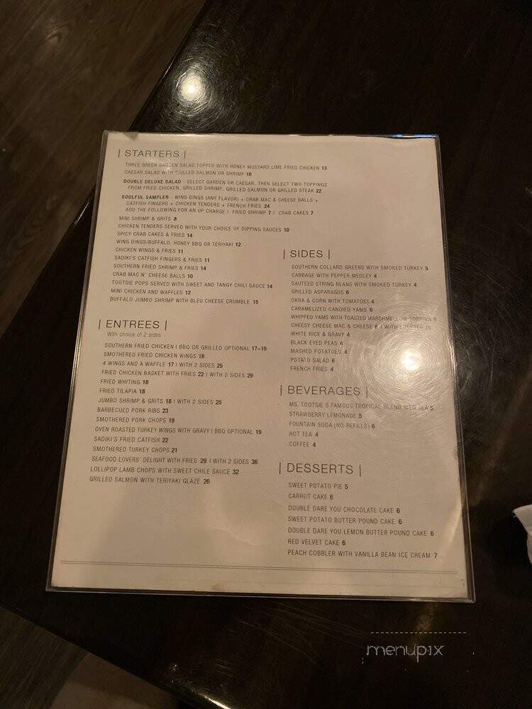 Ms Tootsies Soul Food Cafe - Philadelphia, PA menu_pic
