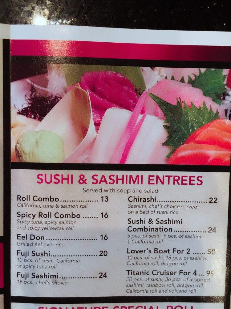 Mt Fuji Japanese Food & Steak - Southampton, PA menu_pic