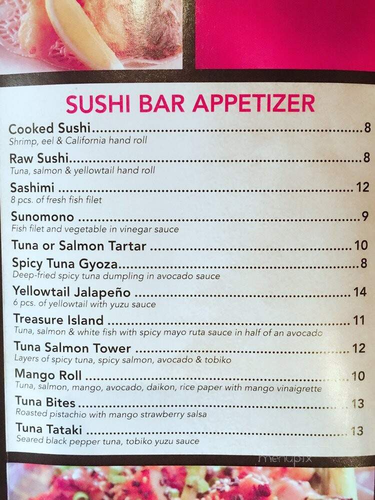 Mt Fuji Japanese Food & Steak - Southampton, PA menu_pic