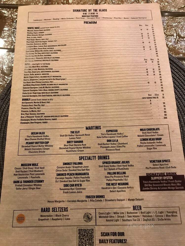 Nest - Jeannette, PA menu_pic