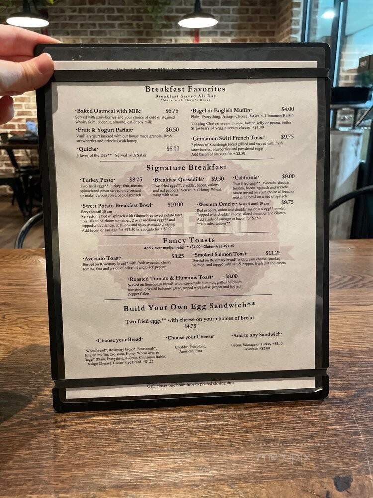 New Holland Coffee Co - New Holland, PA menu_pic