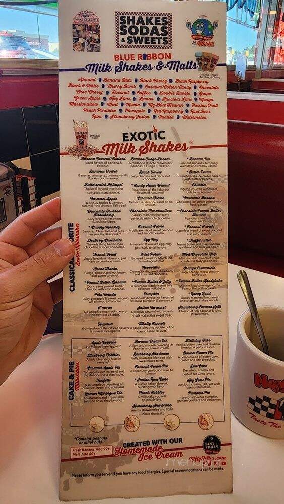 Nifty Fifty - Philadelphia, PA menu_pic