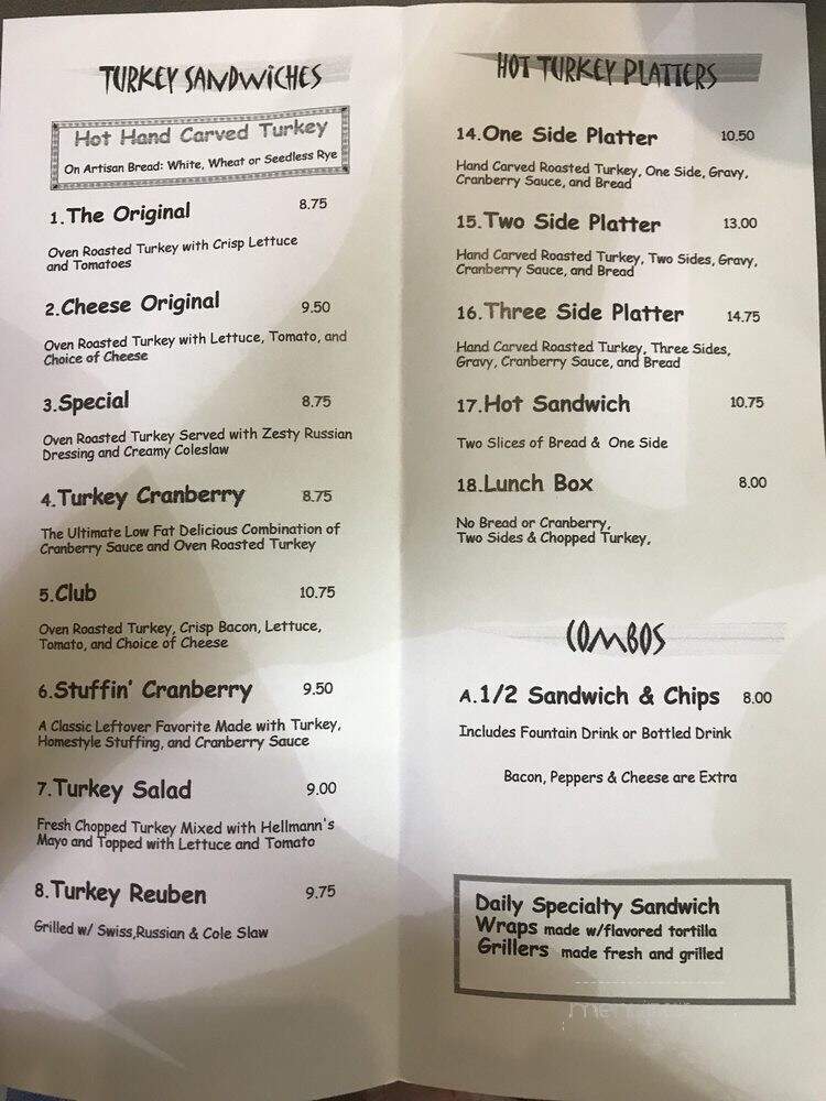 Original Turkey - Philadelphia, PA menu_pic