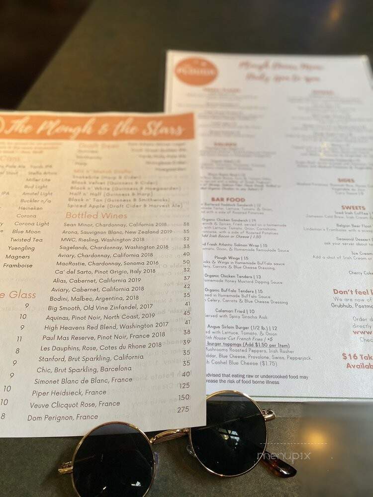 Plough & The Stars - Philadelphia, PA menu_pic