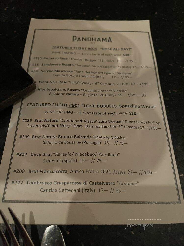 Ristorante Panorama - Philadelphia, PA menu_pic