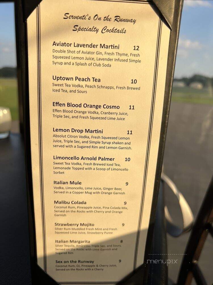 Runway Restaurant & Lounge - Butler, PA menu_pic