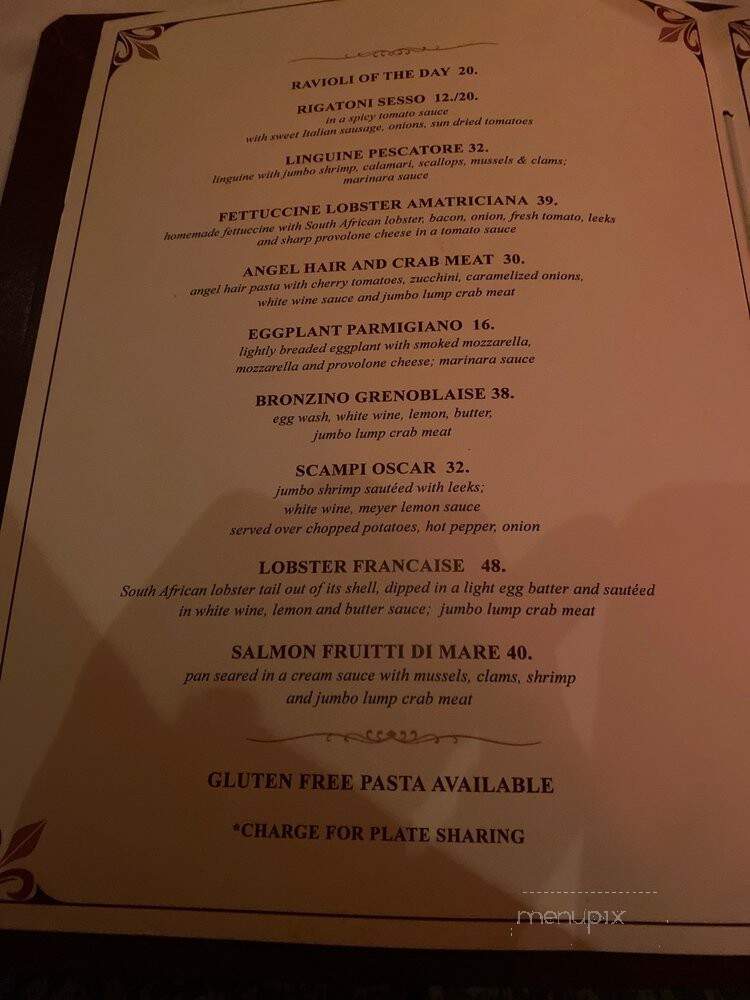 Saloon Restaurant - Philadelphia, PA menu_pic