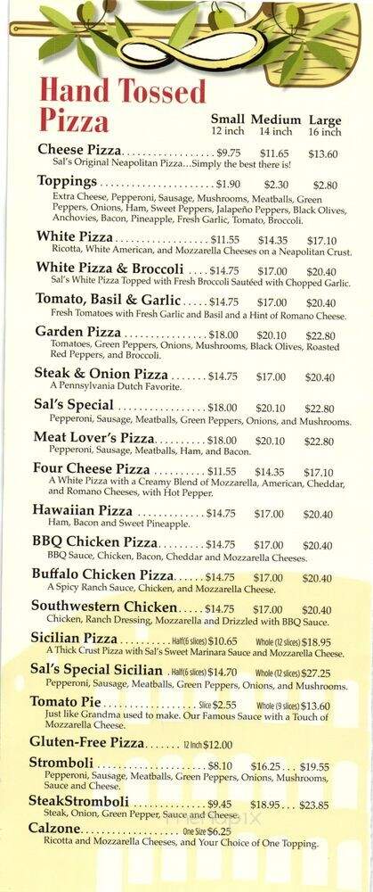 Sal's Pizza - Allentown, PA