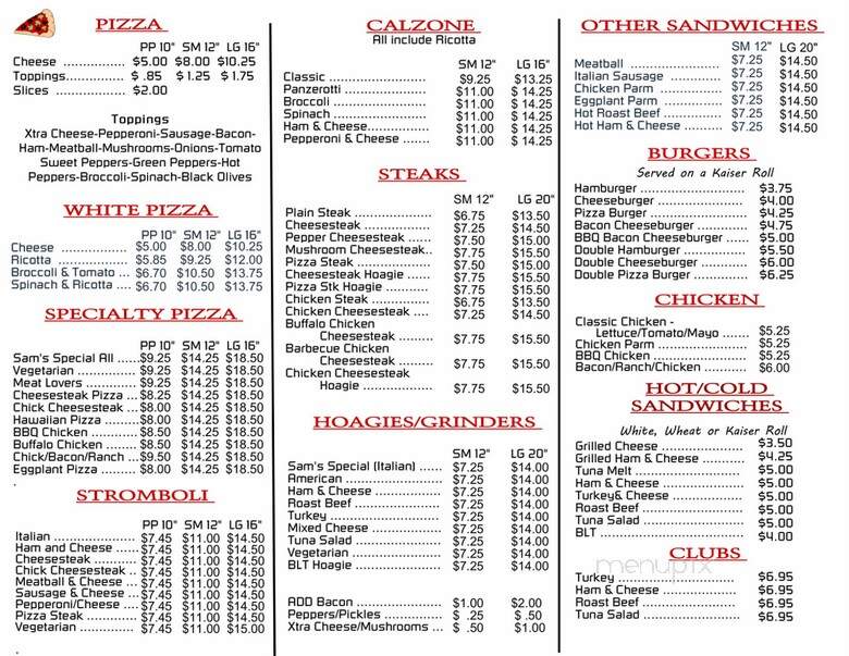 Sam's Pizza - Downingtown, PA