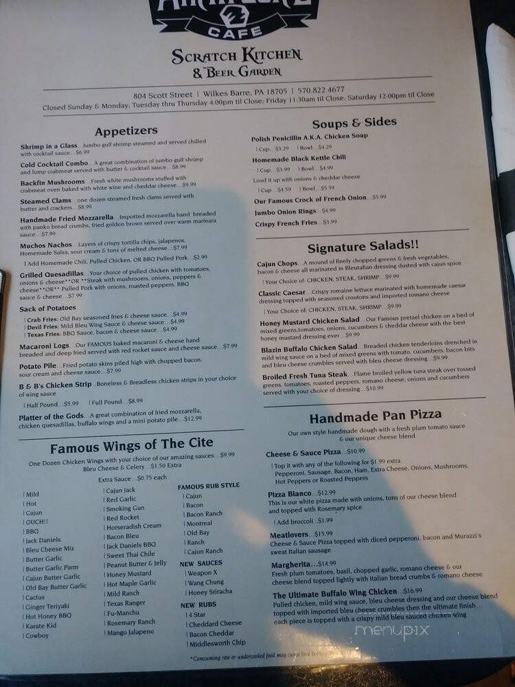 Silver Queen Restaurant - Wilkes Barre, PA menu_pic
