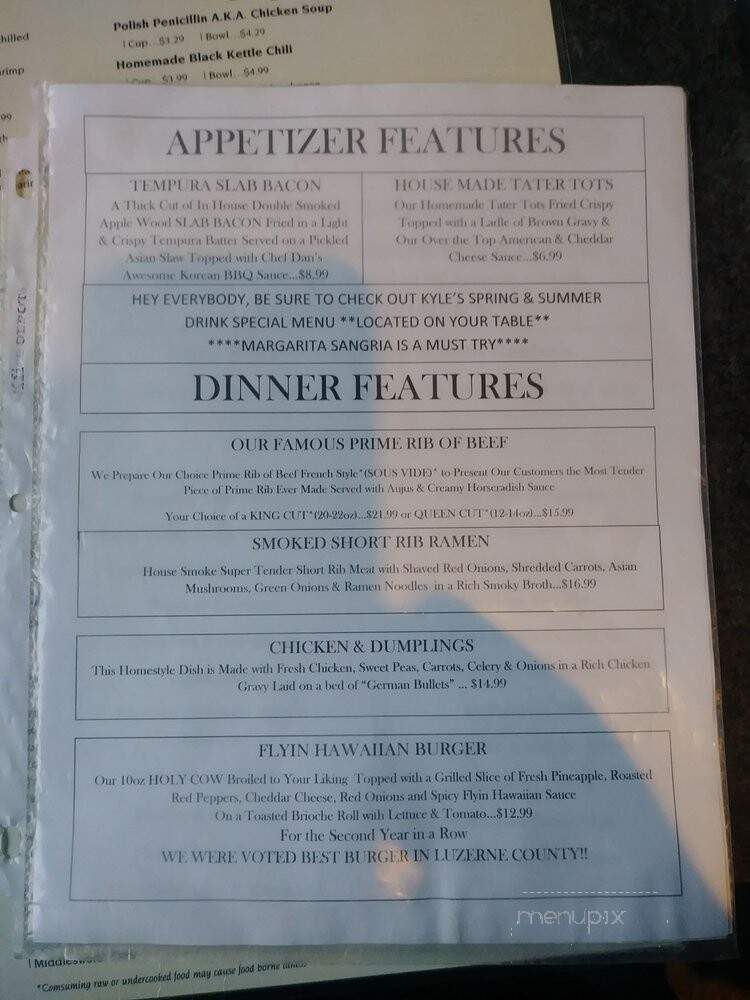 Silver Queen Restaurant - Wilkes Barre, PA menu_pic