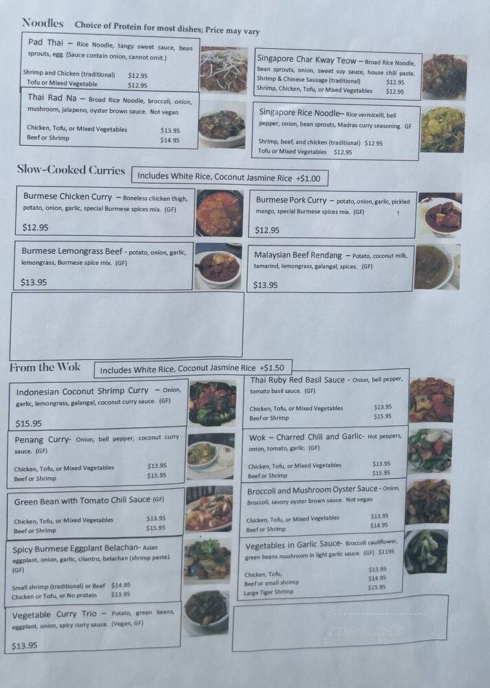 Spice Island Tea House - Pittsburgh, PA menu_pic