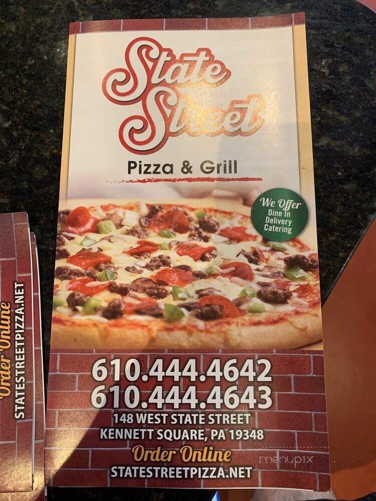 State Street Grille - Kennett Square, PA menu_pic