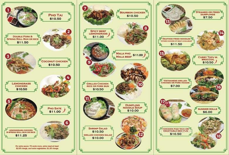 Tai's Vietnamese Food - Philadelphia, PA menu_pic