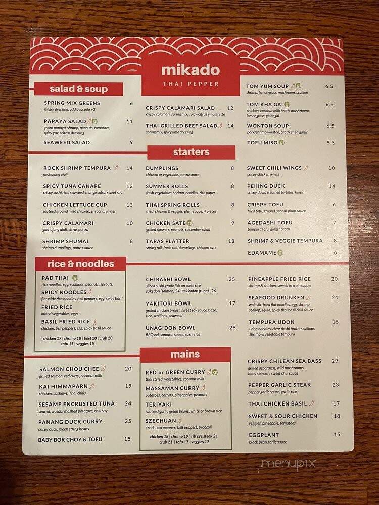 Thai Pepper Restaurant - Ardmore, PA menu_pic
