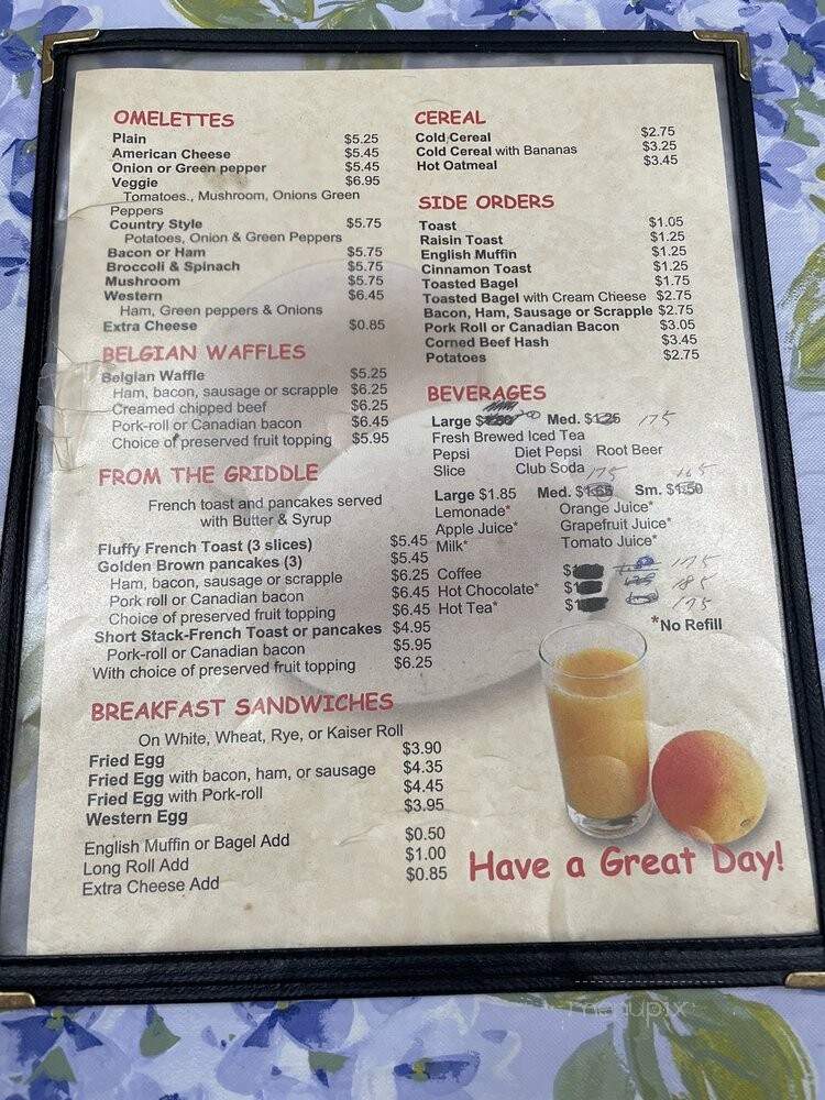 Upper Crust Pizzeria Shoppe - Newtown Square, PA menu_pic