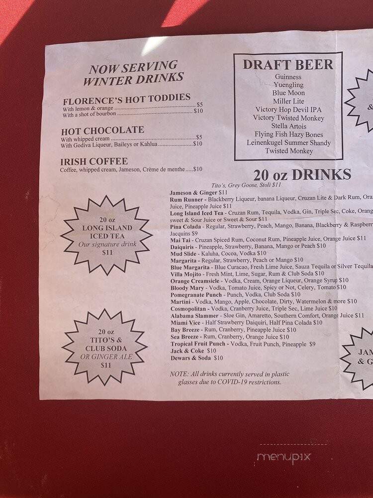 Villa Vito - New Hope, PA menu_pic