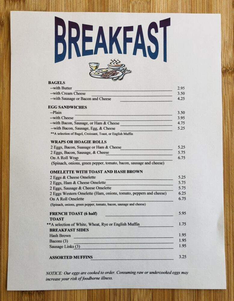 We're On A Roll - Blue Bell, PA menu_pic