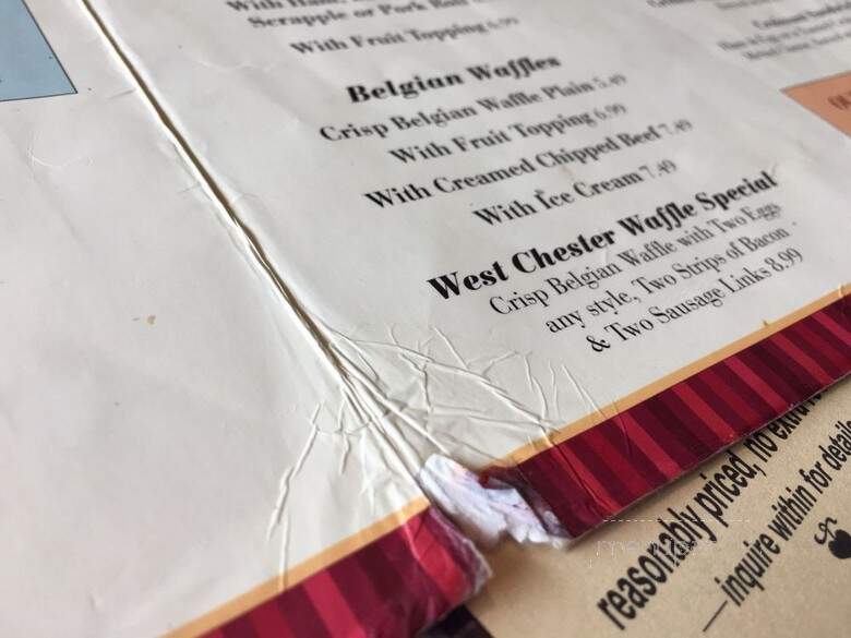 West Chester Diner - West Chester, PA menu_pic