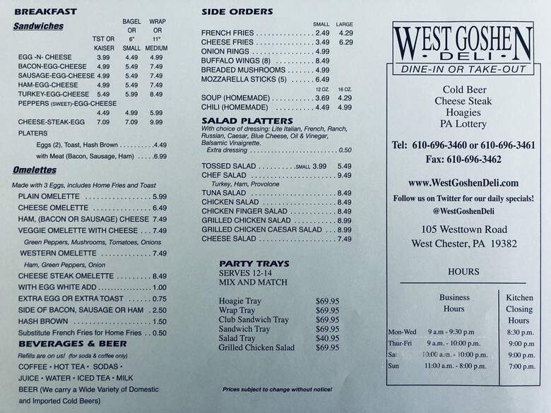 West Goshen Deli & Restaurant - West Chester, PA