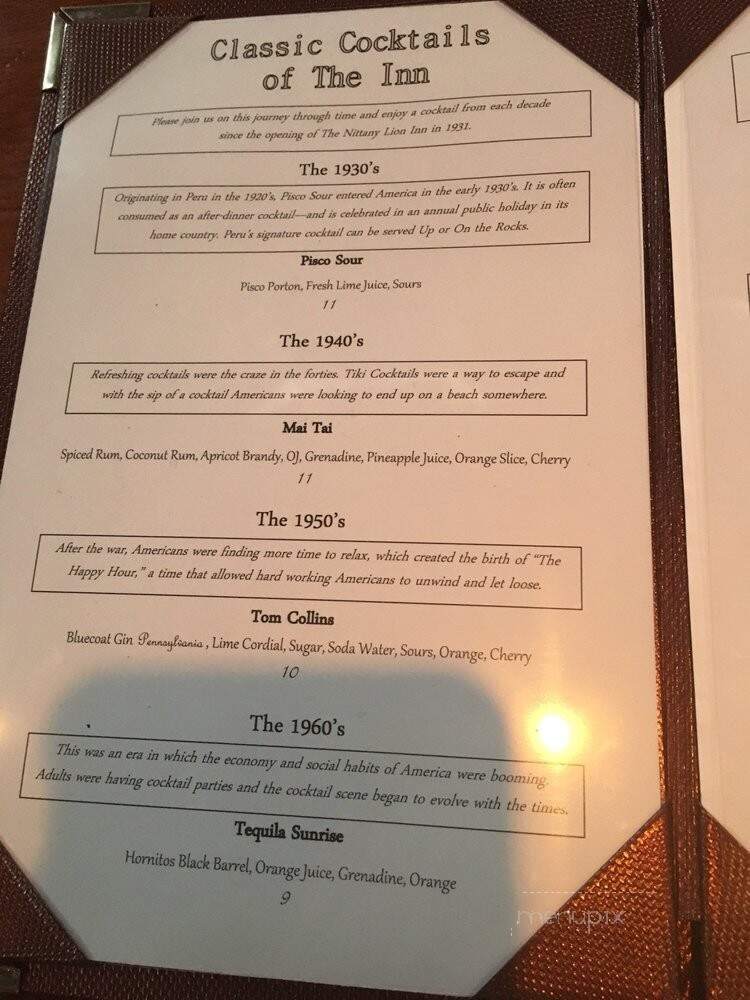 Whiskers - State College, PA menu_pic