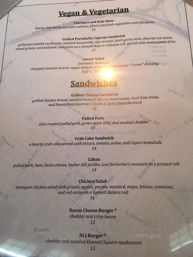Whiskers - State College, PA menu_pic