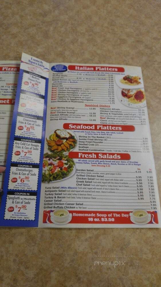 Zeenos - Penndel, PA menu_pic