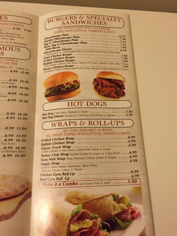 Original House Of Pizza - Woonsocket, RI menu_pic