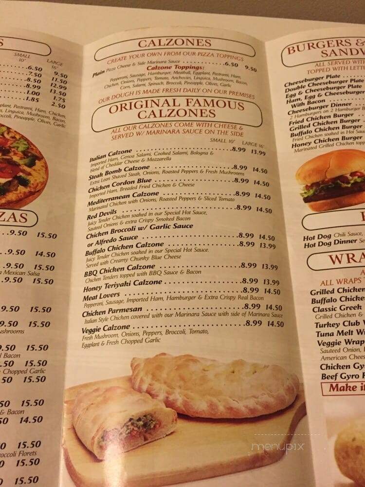 Original House Of Pizza - Woonsocket, RI menu_pic