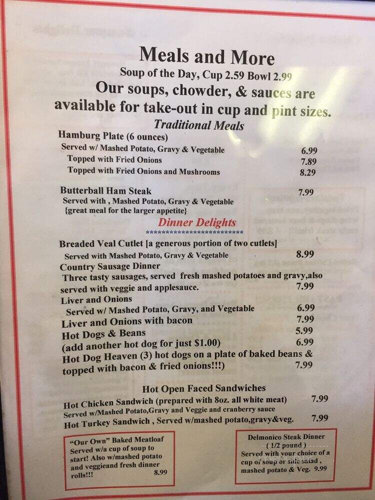 Kip's Restaurant - Pawtucket, RI menu_pic